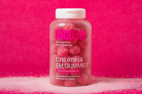 Creatina em Gummies – Sabor Frutas Vermelhas