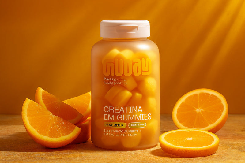 Creatina em Gummies – Sabor Laranja