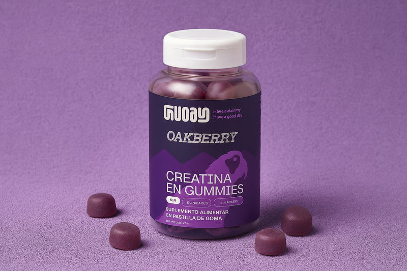 Creatina em Gummies – Sabor Açaí (Oakberry Edition)