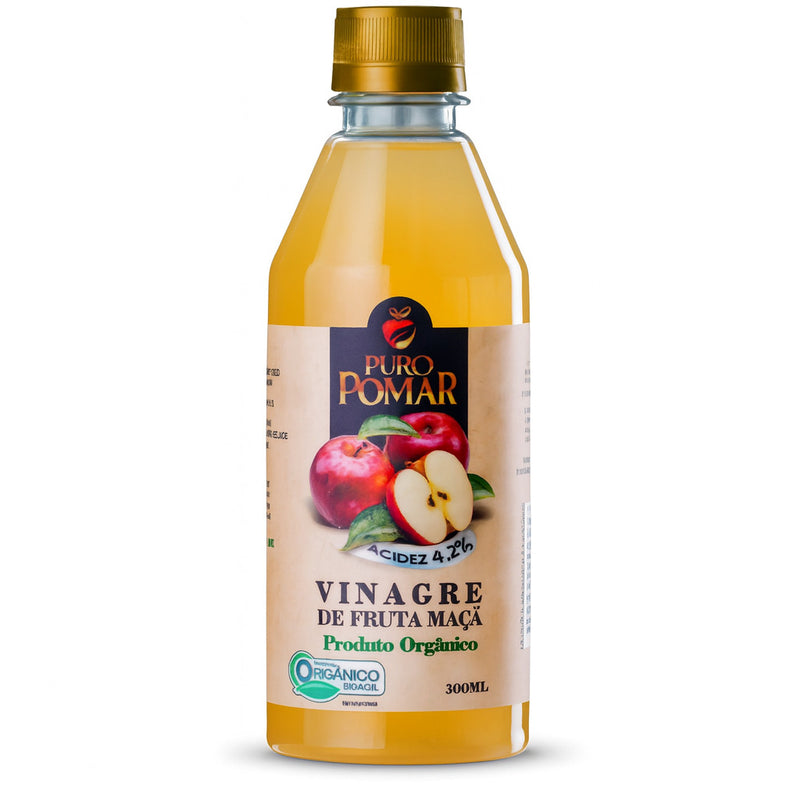 Vinagre de Maçã Orgânico Puro Pomar – 400ml