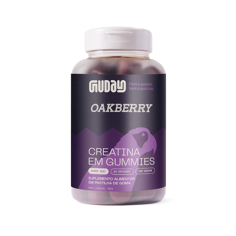 Creatina em Gummies – Sabor Açaí (Oakberry Edition)
