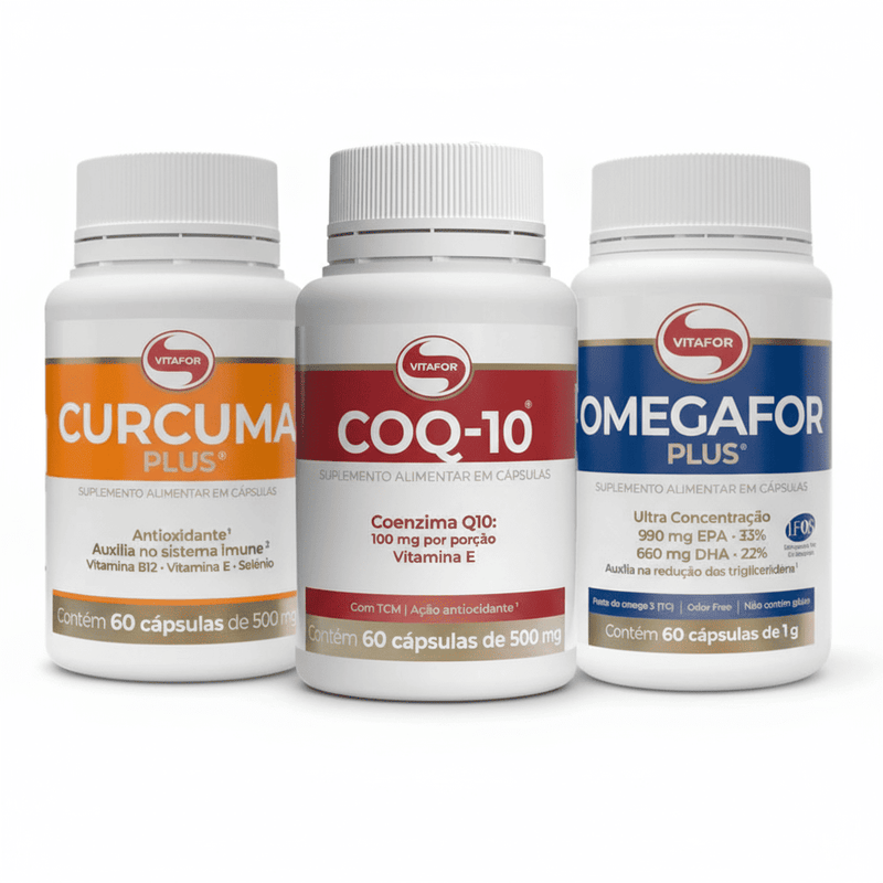 Combo Vitafor - Saúde e Vitalidade em Cápsulas