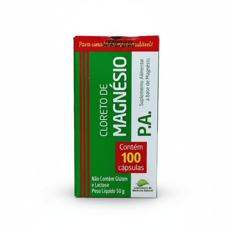 Cloreto De Magnésio PA 100 cápsulas 500mg