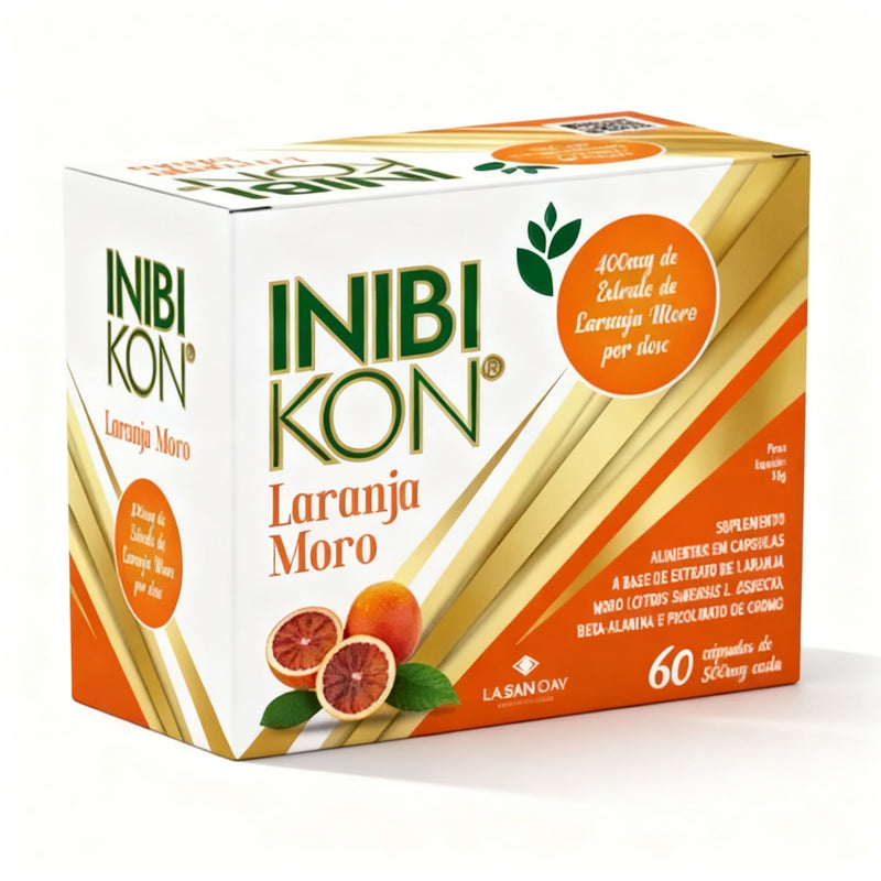 Suplemento Alimentar Inibikon Laranja Moro - 60 Cápsulas - La San Day