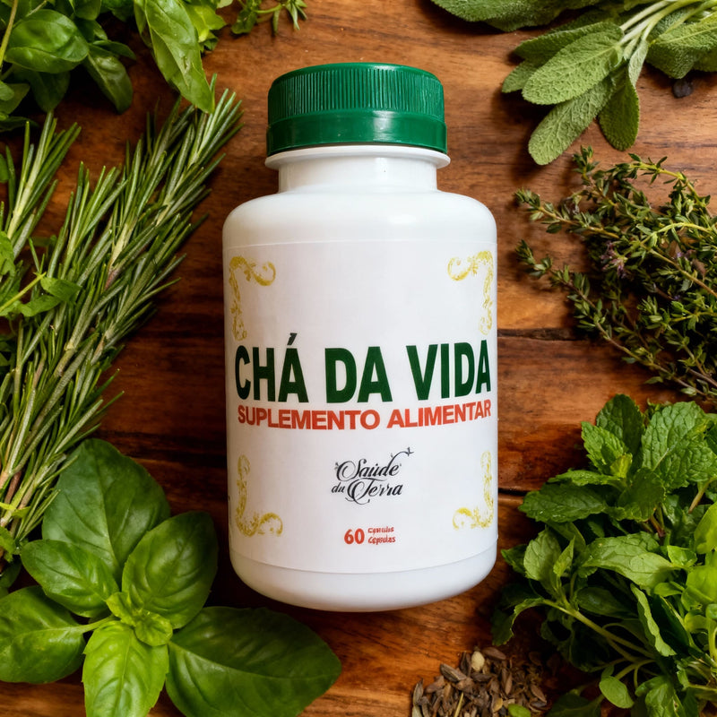 Chá da Vida 60 Cápsulas- Saúde da Terra