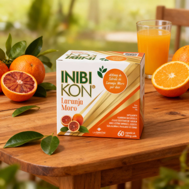 Suplemento Alimentar Inibikon Laranja Moro - 60 Cápsulas - La San Day