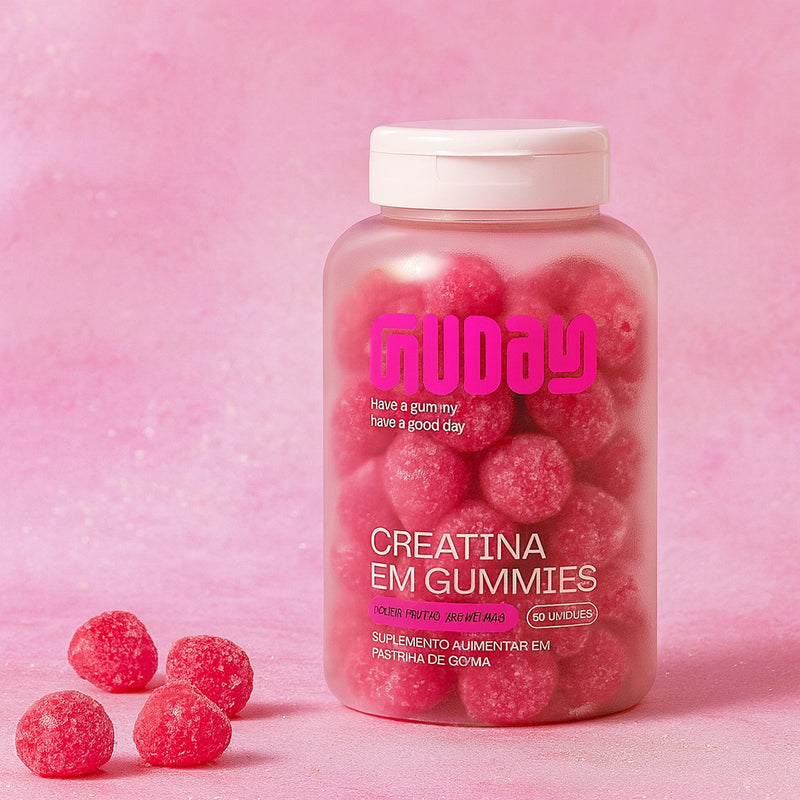Creatina em Gummies – Sabor Frutas Vermelhas