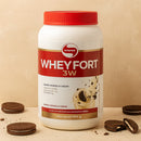 Whey Fort 3W Vitafor – Sabor Cookies &amp; Cream (900g)