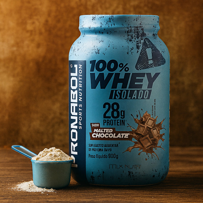 Whey 100% Isolado – Pronabol (Mix Nutri) 900g – Sabor Maltado Chocolate