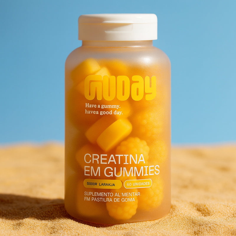 Creatina em Gummies – Sabor Laranja