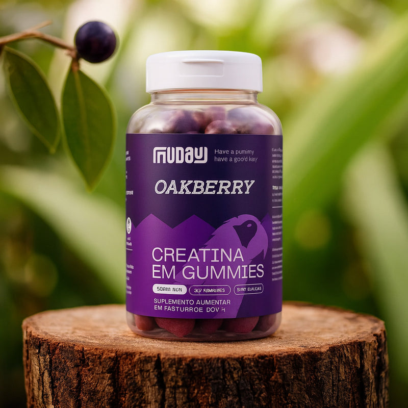 Creatina em Gummies – Sabor Açaí (Oakberry Edition)