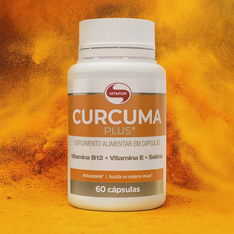 Curcuma Plus - Vitafor 60 Cápsulas