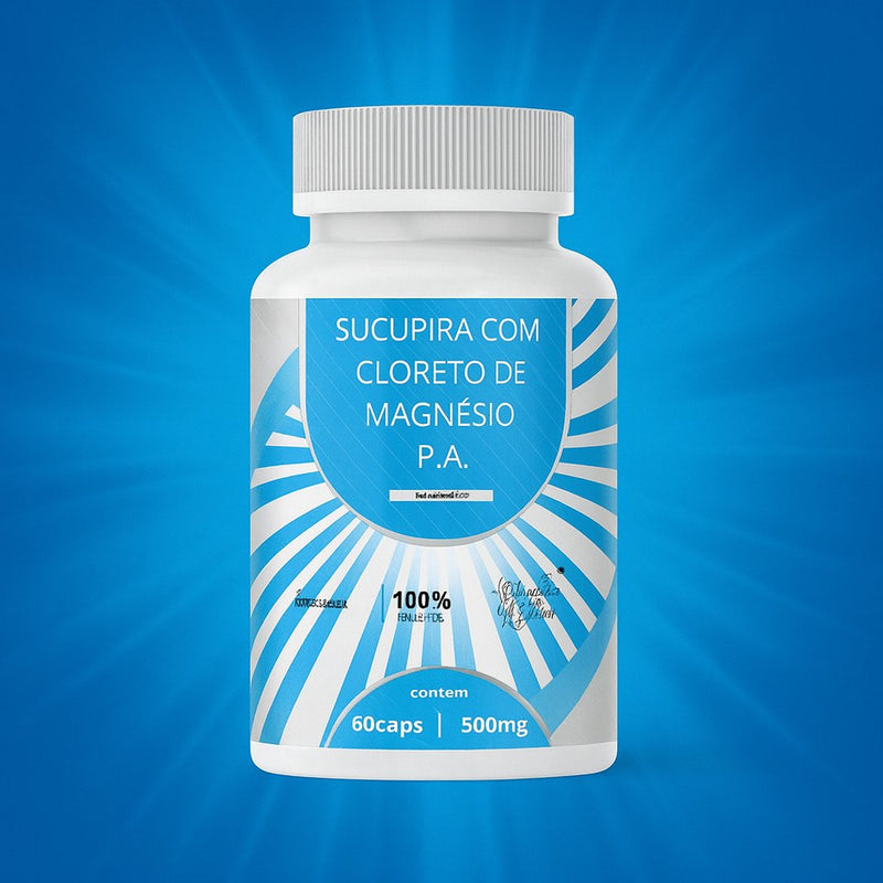 Sucupira + Cloreto de Magnésio P.A - 60 Cápsulas