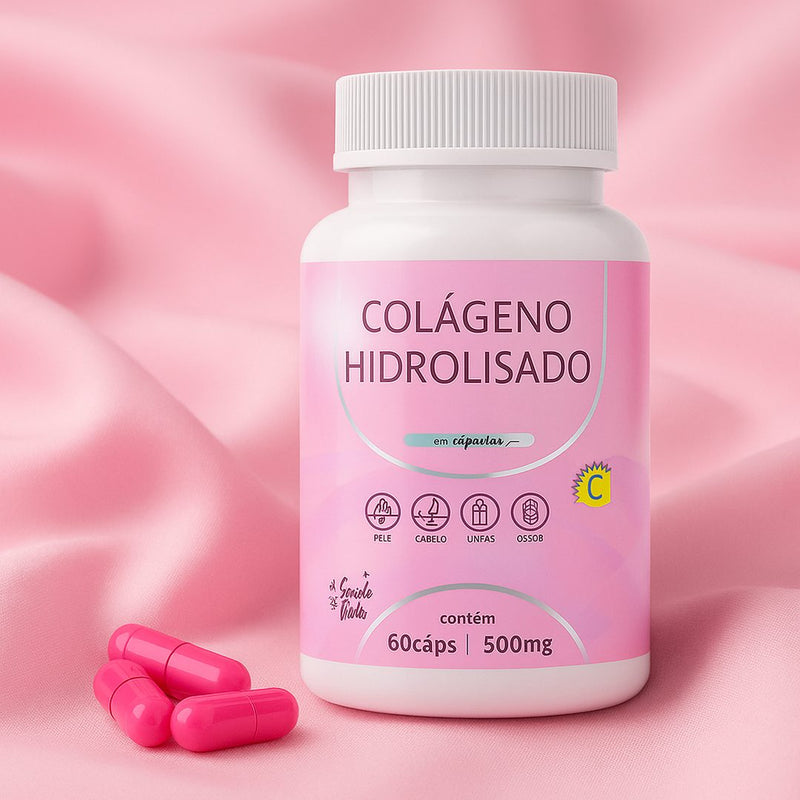 Colágeno Hidrolisado - 60 Cápsulas