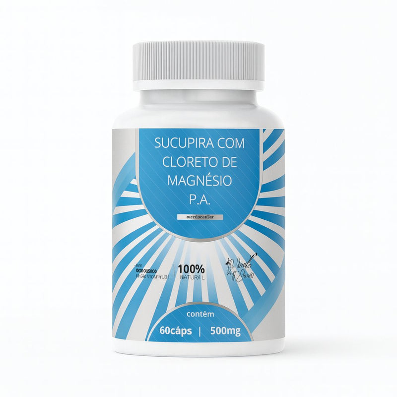 Sucupira + Cloreto de Magnésio P.A - 60 Cápsulas