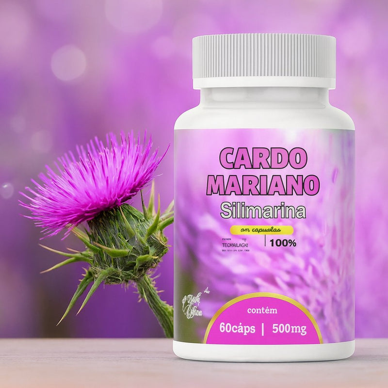 Cardo Mariano (Silimarina) - 60 Cápsulas