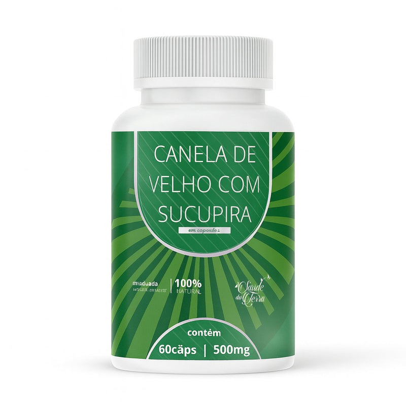 Canela de Velho Com Sucupira - 60 Cápsulas