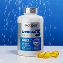 Ômega 3 Meg-3 Epa 540mg Dha 360mg Fish Oil 120 Caps - Katiguá