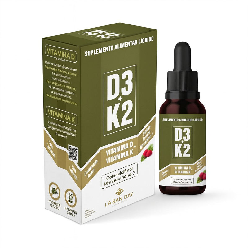 Suplemento Vitamina D3 + K2 Gotas - 30ml - La San Day