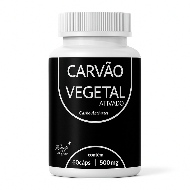 Carvão Vegetal - 60 Cápsulas