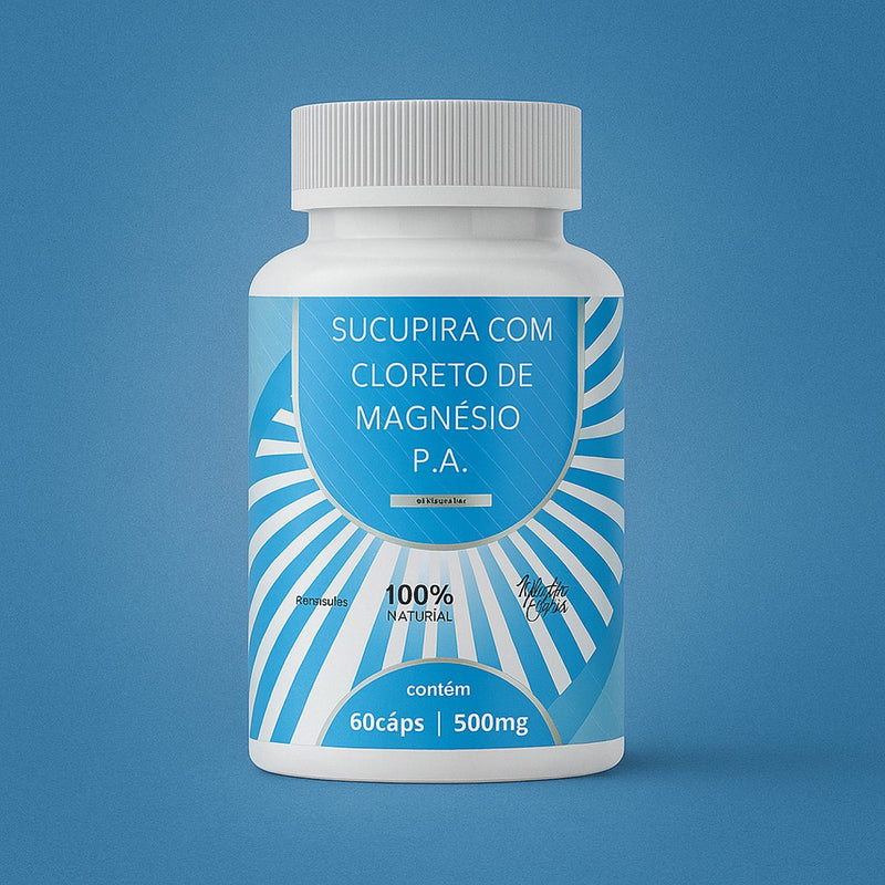 Sucupira + Cloreto de Magnésio P.A - 60 Cápsulas